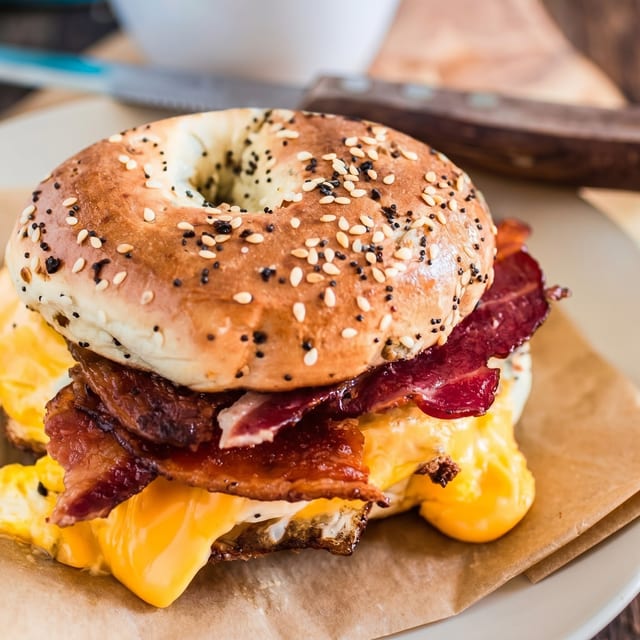 Egg, Cheese & Choice of Meat.