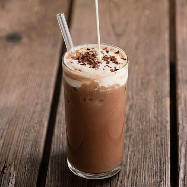Iced Dirty Chai.