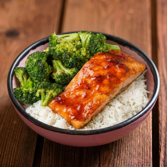 Salmon Teriyaki Bowl.