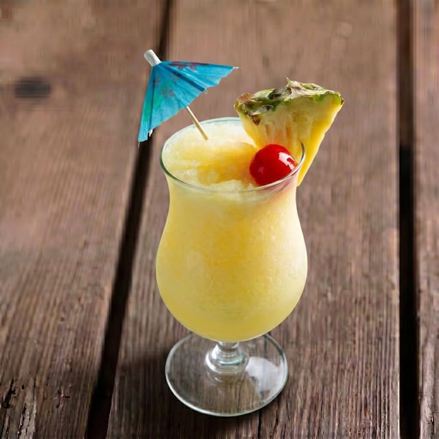 Piña Colada Slushy.