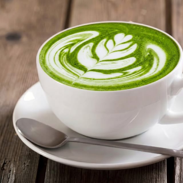 Hot Matcha Latte.