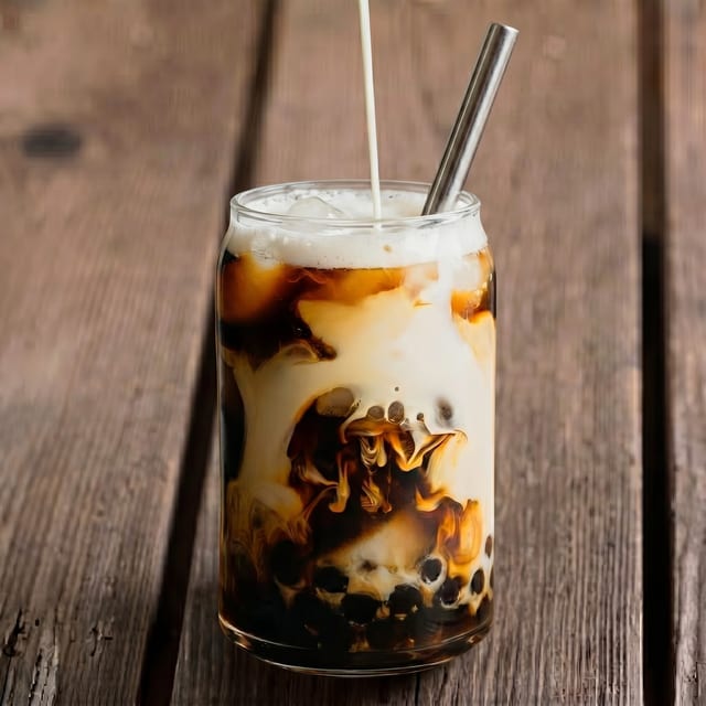 Brown Sugar Fresh Milk.
